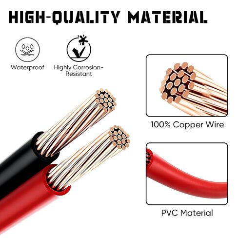 مشابك تمساح للبطارية 16AWG SAE مع مفتاح، مشابك SAE إلى التمساح مع مصهر 15 أمبير، سلك طويل 7.87 قدم، مناسب لمضخات الرش، وشواحن البطاريات، والألواح الشمسية، إلخ in Kuwait