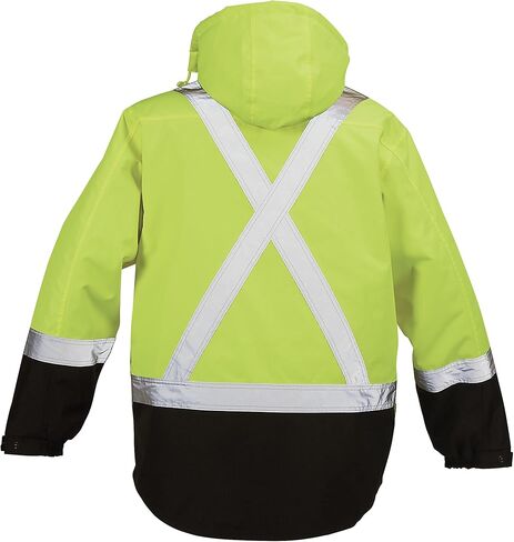 سترة Gravel Gear Hi-Vis 4 في 1 - ليموني، الفئة 3 (L) in Saudi Arabia