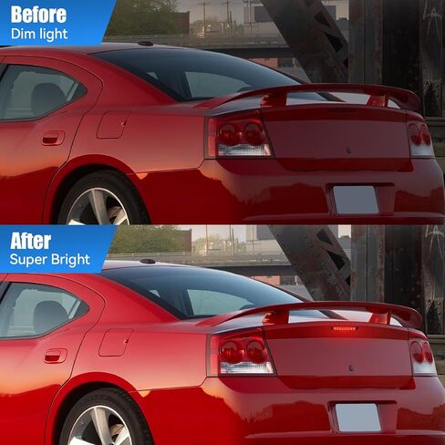 Third Brake Light for 2006-2010 Dodge Charger Accessories, High Mount Rear Brake Lights Assembly for 2006-2010 Dodge Charger, Waterproof Rear Cab Center Tail Lights in Kuwait