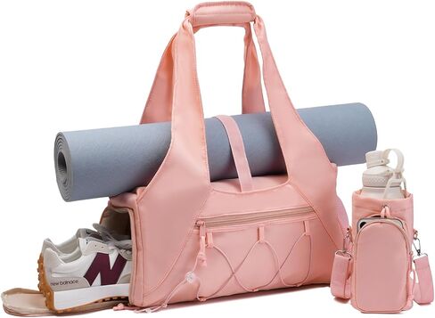 Handbag for Women Yoga Bag Large Capacity Yoga Pad Buckle with Shoe Compartment Water Bottle Sports Gym Bag Travel in Saudi Arabia