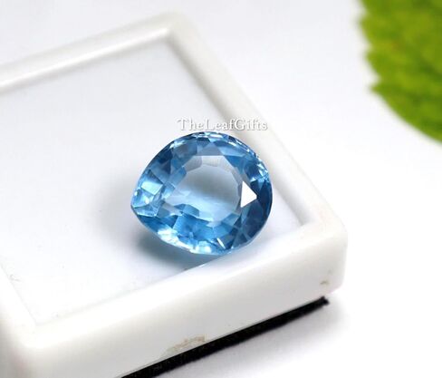 10.45 Ct Natural Brazilian Aquamarine | Pear Cut Loose Gemstone for Ring, Necklace, Bracelet & Jewelry Making in Saudi Arabia