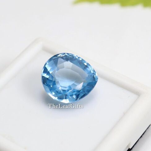 10.45 Ct Natural Brazilian Aquamarine | Pear Cut Loose Gemstone for Ring, Necklace, Bracelet & Jewelry Making in Saudi Arabia