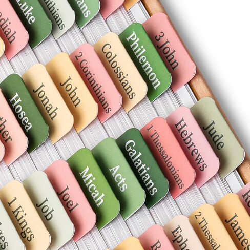 Mr. Pen- Bible Tabs, 75 Tabs, Colorful, Laminated Bible Tabs for Women and Men, Bible Tabs for Study Bible, Bible Index Tabs, Bible Book Tabs, Bible Labels Tabs, Mr Pen Bible Tabs in Saudi Arabia
