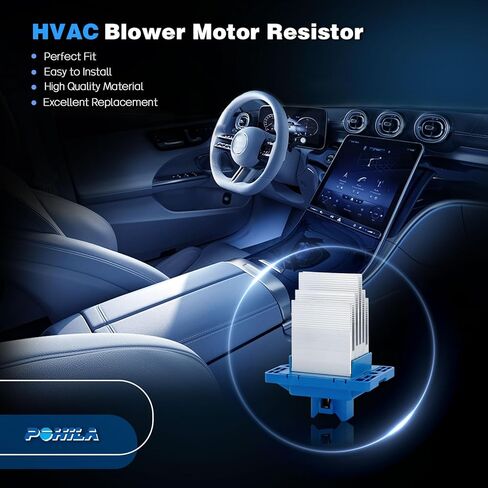 POHIAL HVAC Blower Motor Resistor Compatible with Kia Sorento 2021-2023, Telluride, 2019-2023 Hyundai Santa Fe, 2021-2023 Genesis GV80, G80, G70 - Automatic Temperature Control only in Kuwait