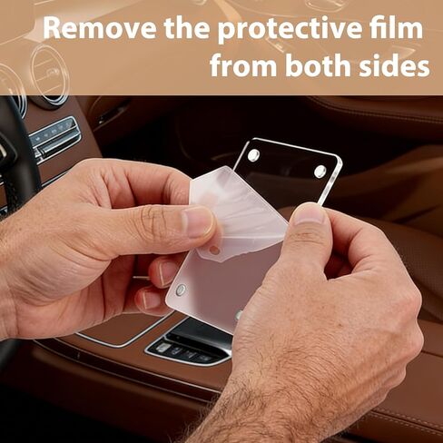 YOJO 4 عبوات من حامل صور السيارة، مشبك صور واقي من الشمس مقاس 2.4 بوصة × 3.5 بوصة، مشبك قناع أكريليك مخصص، إطار صورة مغناطيسي، ملحقات السيارة، هدايا عيد الحب لصديقك (أساسي) in Kuwait