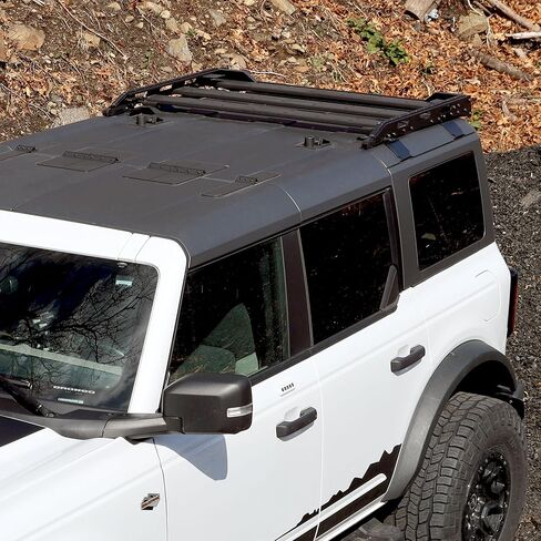 EZ4X4 Bronco® Middle Panel Roof Rack Holder for 2021-2026 4-Door Hardtop (Excluding Sport), Rear Rooftop Overlanding Storage Cargo Carrier Luggage Rack in Kuwait