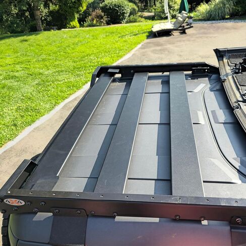 EZ4X4 Bronco® Middle Panel Roof Rack Holder for 2021-2026 4-Door Hardtop (Excluding Sport), Rear Rooftop Overlanding Storage Cargo Carrier Luggage Rack in Kuwait