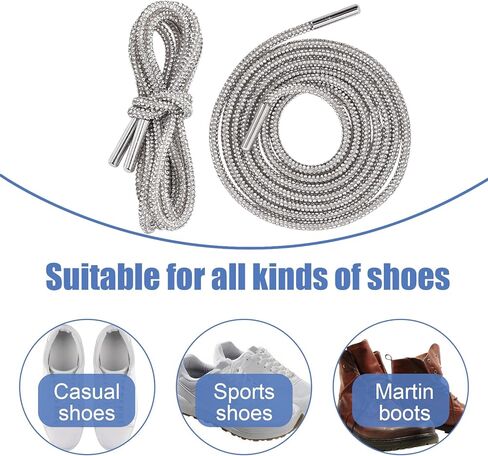 MVVM Rhinestone Shoe Laces, Glitter Crystal Shoelaces with Sparkling Diamonds for Sneakers, Tennis Shoes, Hoodies, Rave Outfits & Festival Accessories (Silver & Black) in Kuwait