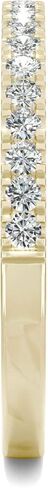 Charles & Colvard 14K Yellow Gold Moissanite 1.5mm Round Wedding Band, 0.29cttw DEW in Saudi Arabia