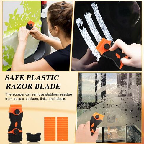 Decal Remover Eraser Wheel Tool Kit with Drill Adapter and Plastic Scraper, 4 Pack Rubber Adhesive Decal Remover Wheel Without Damaging Car Paint for Car Sticker Glue Vinyl Eraser in Kuwait