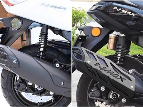 مناسبة لموديلات NMAX155 nmax155 2026 2025 2024 2023 درع حراري لأنبوب العادم، غطاء واقي، غلاف مزخرف للمدخنة، وملحقات التعديل. in Kuwait