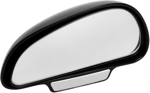 Car Mirror 360 Degree Adjustable Wide Angle Side Rear Mirrors Blind Spot Snap Way Parking Auxiliary Rear View Mirror(Black-Left) in Saudi Arabia