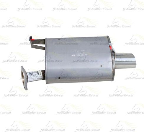 العادم الشمالي الشرقي | مرنان وكاتم صوت من الفولاذ المقاوم للصدأ متوافق مع Mitsubishi Eclipse 2006-2009 2.4 - يتضمن المشبك وحشية | قطع غيار السيارات in Saudi Arabia