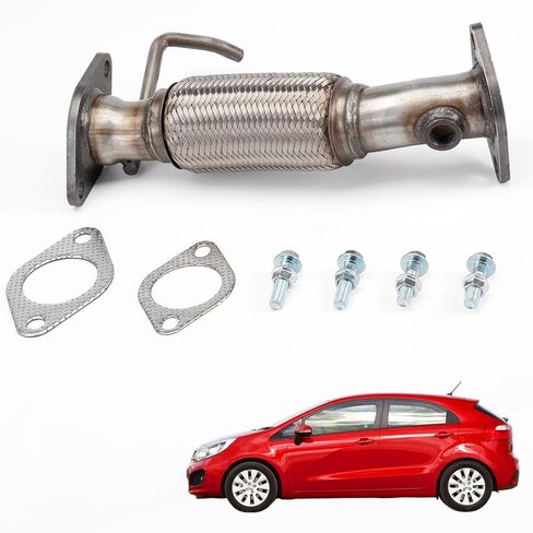 Razstdala 53963 100% Match OEM, Stainless Steel Exhaust Flex Pipe Fit For 2012-2016 Chevy Sonic 1.8L, New Replacement With Accessories OE# 95129307,96852479,95129305 in Saudi Arabia