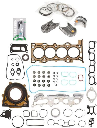 Evergreen SA-5494197567-7 Full Gasket Set Bearings Rings Compatible With/For 06-09 Mazda 3 5 6 2.3L in Saudi Arabia