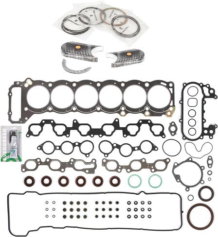 Evergreen SA-5494198908-6 Full Gasket Set Bearings Rings Compatible With/For 93-07 Toyota Lexus 4.5L DOHC 1FZFE in Saudi Arabia