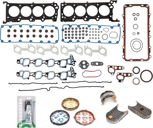 Evergreen SA-3129802671-6 مجموعة حشية كاملة حلقات محامل متوافقة مع/لفورد E150 E250 E350 E450 Super Duty 5.4L SOHC in Saudi Arabia