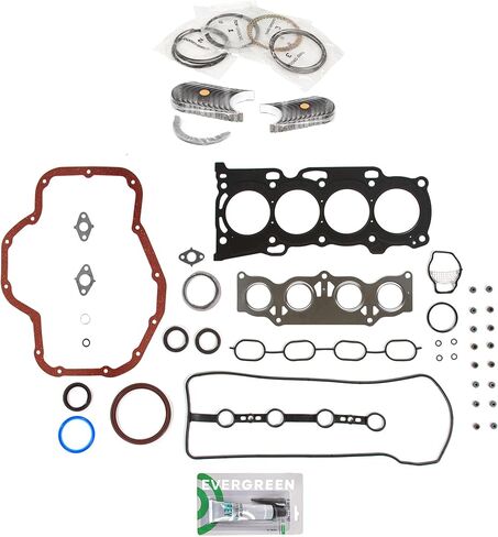 Evergreen SA-5494198991-5 مجموعة حشية كاملة محامل حلقات متوافقة مع/لـ 01-03 Toyota RAV4 2.4L DOHC 1AZFE in Saudi Arabia