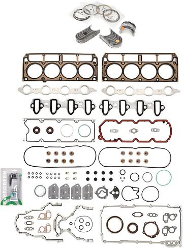Evergreen SA-3129802947-2 Full Gasket Set Bearings Rings Compatible With/For 05-06 Chevrolet Silverado 1500 4.3L in Saudi Arabia