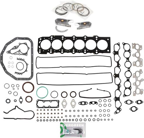 Evergreen SA-5494198878-6 Full Gasket Set Bearings Rings Compatible With/For 93-98 Toyota Supra Turbo 3.0L DOHC 2JZTGE in Saudi Arabia
