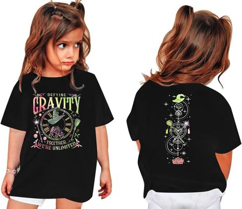 Girl Musical Shirt Magical Witch and Princess T Shirts Changed for Good Tees Movie Short Sleeve Tops in Kuwait