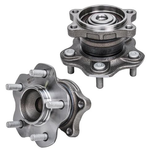 محور ديترويت - محوران محمل للعجلة الخلفية لسيارة Chevy Malibu 2004-2012 HHR 2008-2010 Cobalt 2009-2010 Pontiac G6 2005-2010 Saturn Aura 2007-2009، 5 عروة مع مجموعة محمل العجلة والمحاور البديلة in Saudi Arabia
