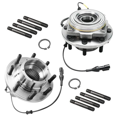 محور ديترويت - محوران محمل للعجلة الخلفية لسيارة Chevy Malibu 2004-2012 HHR 2008-2010 Cobalt 2009-2010 Pontiac G6 2005-2010 Saturn Aura 2007-2009، 5 عروة مع مجموعة محمل العجلة والمحاور البديلة in Saudi Arabia