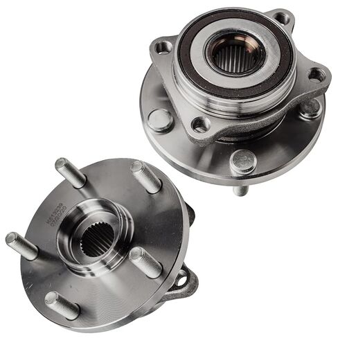 محور ديترويت - محوران محمل للعجلة الخلفية لسيارة Chevy Malibu 2004-2012 HHR 2008-2010 Cobalt 2009-2010 Pontiac G6 2005-2010 Saturn Aura 2007-2009، 5 عروة مع مجموعة محمل العجلة والمحاور البديلة in Saudi Arabia
