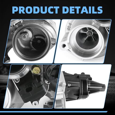 11657630462 Turbo Charger Turbocharger Compatible with BMW 228i 320i 328i 428i 528i X3 Z4 F30 2.0L 2012 2013 2014 2015 2016 2017 2018 Replaces# 49477-02011 49477-02020 in Saudi Arabia