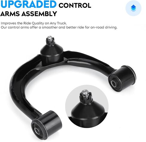 ذراع التحكم العلوي الأمامي مع وصلة كروية K620063 K620064 لـ 03-19 Toyota 4Runner (16-19 4WD فقط)، 07-14 FJ Cruiser 10-19 Lexus GX460 03-09 GX470 يسار ويمين، قطعتان in Saudi Arabia