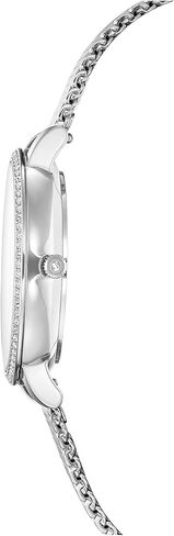 Swarovski Clarica Watch, Swiss Made, Metal Bracelet, Silver Tone, Stainless Steel in Saudi Arabia