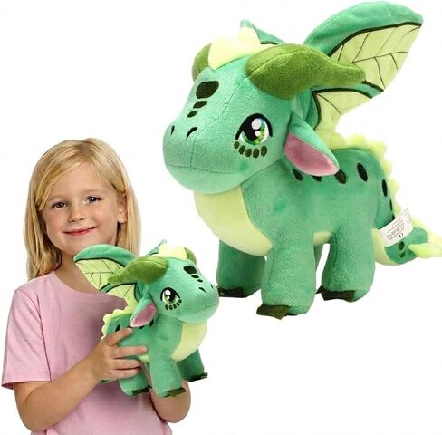 NTSPFU Wings of Fire Dragon Plush Toy - Fire Winged Dragon Plush Pillow - Rainwing Dragon Stuffed Animals - Cute Dragon Doll - Suitable Gifts for Children (Orange) in Saudi Arabia