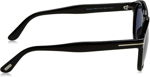 Tom Ford FT0515 Sunglasses - Shiny Black Frame, Blue Lenses, 53 mm Lens Diameter FT05155301V in Saudi Arabia