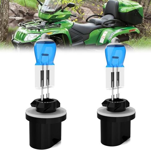 Headlight Bulbs Compatible With Arctic Cat 400 500 550 650 700 1000,881 Halogen HeadLight Bulb Combo,Super Bright 6000K White,Plug and Play,Pack of 2 in Saudi Arabia