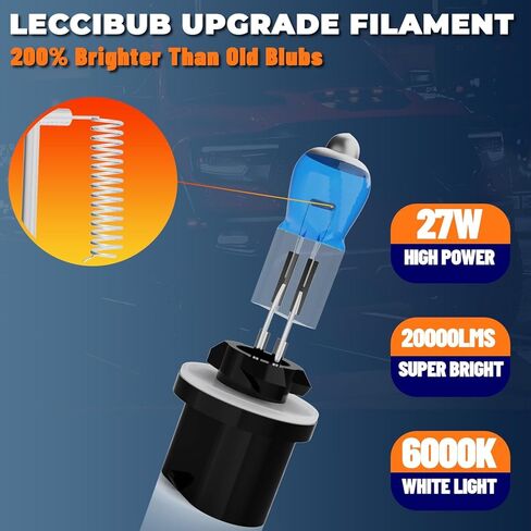 Headlight Bulbs Compatible With Arctic Cat 400 500 550 650 700 1000,881 Halogen HeadLight Bulb Combo,Super Bright 6000K White,Plug and Play,Pack of 2 in Saudi Arabia