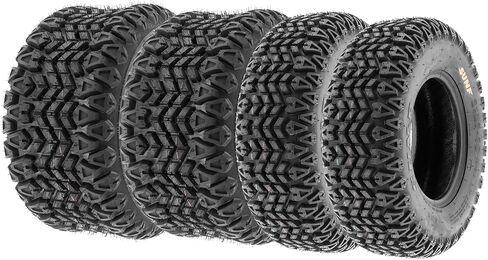 [Set of 4] SunF 25x10.5-12 25x10.5x12 Golf Cart Lawn Mower Quad 4 Ply 25" ATV UTV Tires G003 [ Rim(s) NOT included ] in Saudi Arabia