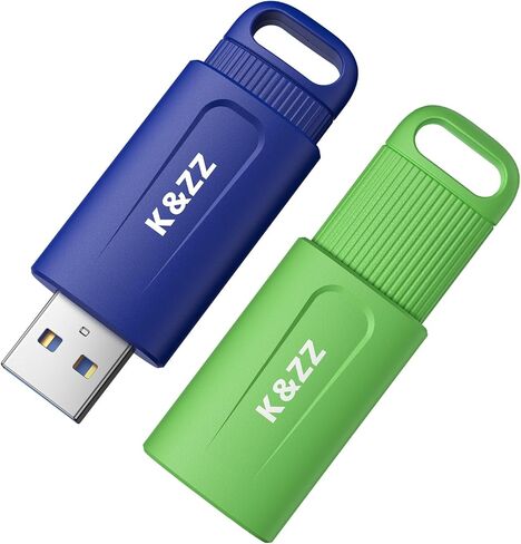 K&ZZ USB 3.0 Flash Drive 128GB Memory Stick Plug and Play USB Thumb Drive Push-Pull Cover USB Storage Data Transfer for Work/Business/Daily in Kuwait