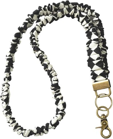 WEZEBEL Scrunchie Lanyard لشارة الهوية والمفاتيح - حبل قابل للتمدد للنساء والممرضات والمدرسين والسفن السياحية in Saudi Arabia