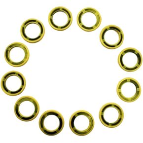 1 Set (12 Pieces) Gearbox Drain Plug Seals 8M0007119 Compatible with Mercury Marine/Mercruiser Drives in Saudi Arabia