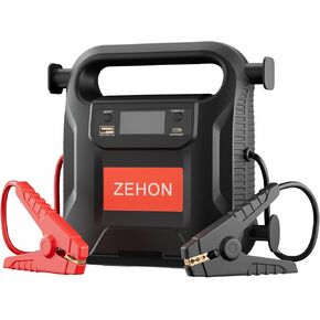 12 فولت صناعي فائق السرعة عكسي 1500 أمبير 24000 مللي أمبير، بطارية السيارة، بنك الطاقة مع USB وإضاءة LED، صندوق القفز المحمول فائق الأمان للاستخدام في حالات الطوارئ لمحركات الغاز 8.0 لتر/الديزل 12 لتر in Kuwait