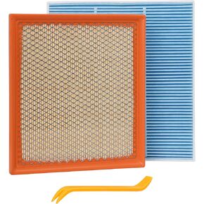 Engine Air Filter&Cabin Air Filter Combo Pack-Compatible with Jeep Grand Cherokee 3.6L 5.7L 6.4L 2011-2021/Dodge Durango3.6L 5.7L 2011-2025,Durango 6.4L 2018-2024-CF11183&CA10755 in Kuwait