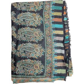 Floral Prints Scarves for Women Modal Wraps Long Accessories for Summer/Spring Paisley Motifs in Saudi Arabia