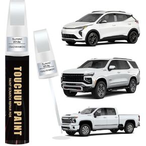 Summit White(GAZ/WA8624) Car Paint Touch Up Pen for Chevy, 2-In-1 Color Accurate Touch Up Car Scratch Repair Paint Exact Match Chevy Series Premium Automotive Scratch Remover for Nicks & Chips Repair in Kuwait