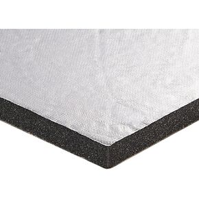 وسادة عازلة لغطاء السيارة - عازل للصوت ودرع للحرارة - رغوة ذاتية اللصق مقاس 32 × 55 بوصة مع رقائق الألومنيوم in Kuwait