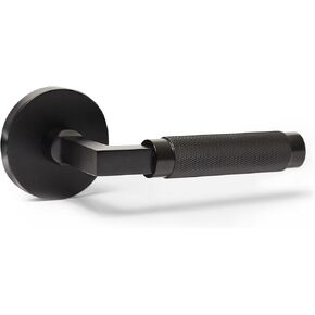 Explore Hardware London Solid Brass Single Dummy Door Lever – Matte Black Non-Turning Decorative Handle in Saudi Arabia