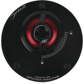 Driven Racing Halo Fuel Cap - Red/One Size in Saudi Arabia