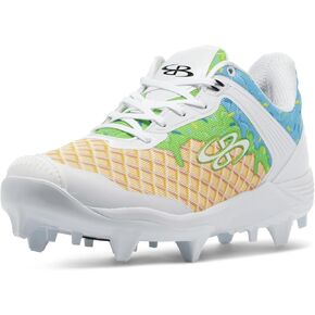 Boombah Viper Women's Molded Cleat - Ice Cream Pitching Toe - Multiple Color Options - Multiple Sizes in Kuwait