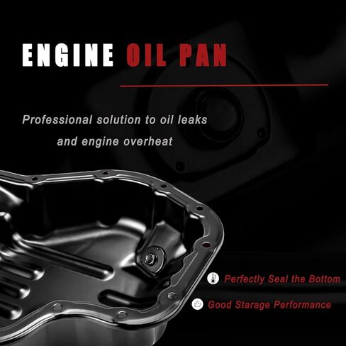 وعاء زيت سفلي من AUCERAMIC لسيارة Toyota Camry 2010-2017، Highlander 2009-2019، Sienna 2011-2013، Lexus ES300h 2013-2018 2.5L 2.7L استبدال وعاء تصريف الزيت #264-474 12101-36040 in Saudi Arabia