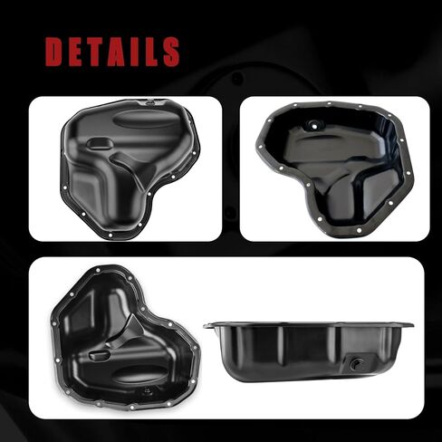 وعاء زيت سفلي من AUCERAMIC لسيارة Toyota Camry 2010-2017، Highlander 2009-2019، Sienna 2011-2013، Lexus ES300h 2013-2018 2.5L 2.7L استبدال وعاء تصريف الزيت #264-474 12101-36040 in Saudi Arabia