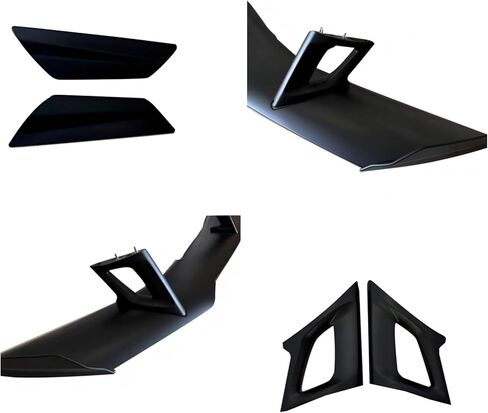 جناح سبويلر خلفي متوافق مع 2016-2024 Camaro SS RS LT ZL جميع الموديلات ZL1 1LE Style Rear Trunk Spoiler Wing Car Spoiler Wing بدون كاميرا الرؤية الخلفية باللون الأسود اللامع in Kuwait
